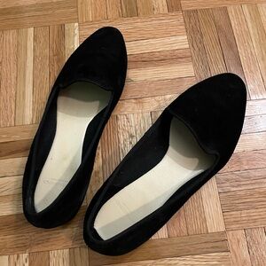 Vagabond black suede loafers